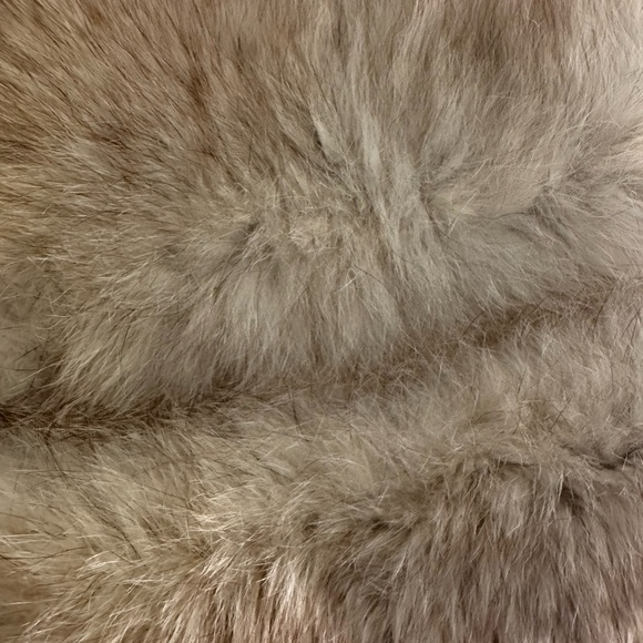 Vintage Fur Shrug Off The Shoulder real Fox Caplet Shawl 1950's - Picture 3 of 7